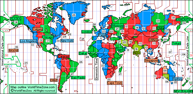 New Year 2025 map