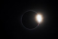 Second diamond ring and enormous pink prominence during Total Solar Eclipse in Mazatlan, Mexico worldtimezone world time zone
