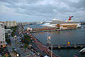 San Juan harbor Cruise ships Carnival Royal Caribbean Princess Puerto Rico