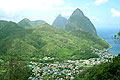 Soufriere and the Pitons Saint Lucia