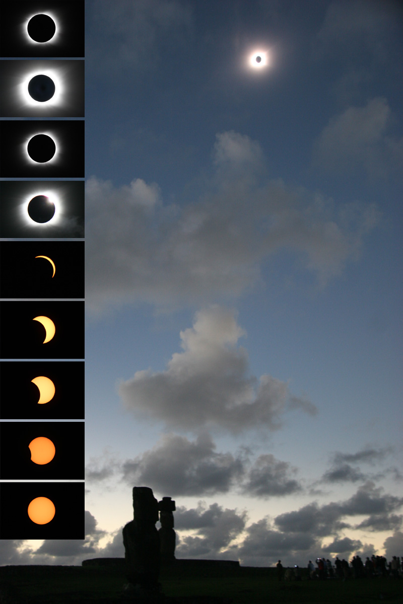 total solar eclipse Rapa Nui Easter Island 11 july 2010