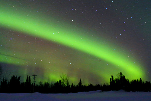 Northern Lights in Fairbanks Alaska 